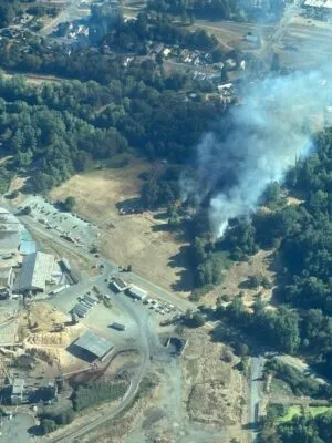 DFPA, RURAL FIRE DEPARTMENTS DEAL WITH MT. REUBEN FIRE