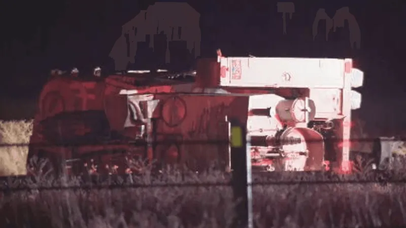 Five hospitalized after crash on I-5 that caused truck to overturn