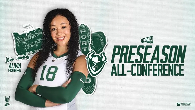 Alivia Eikenberg Named to Preseason All-Big Sky Team; Vikings Picked to Finish Eighth