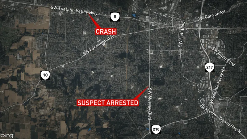 Hit-and-run suspect arrested after another driver tips off police to location