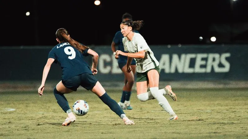 Third-Minute Goal for CBU Puts Vikings in Early Hole in 2-0 Loss to Lancers