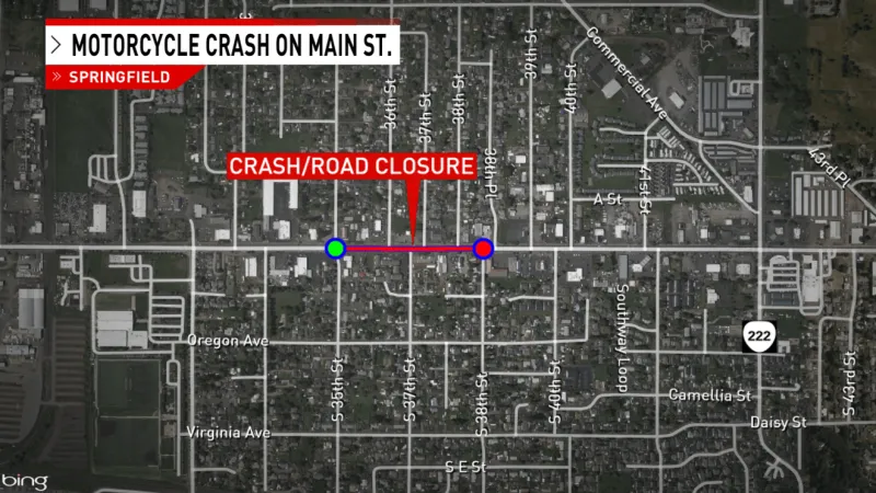 Springfield police close Main Street near 37th Street after crash