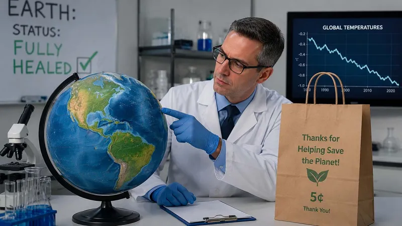 Scientists Confirm Earth Fully Healed Thanks To Oregon's 5-Cent Bag Fee