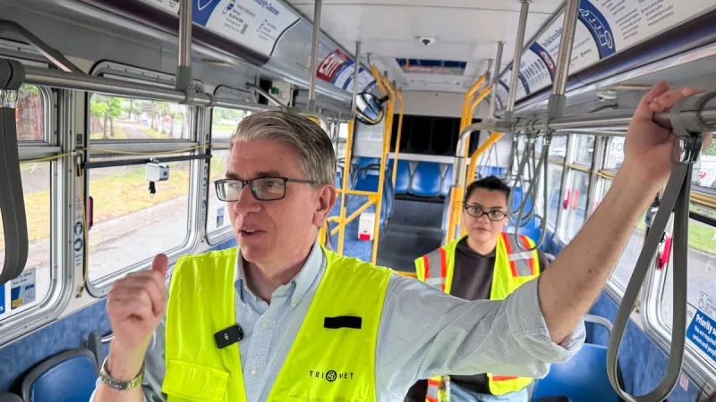 'The Evergreen': 'At Work With' a TriMet planner, a health inspector and a doula