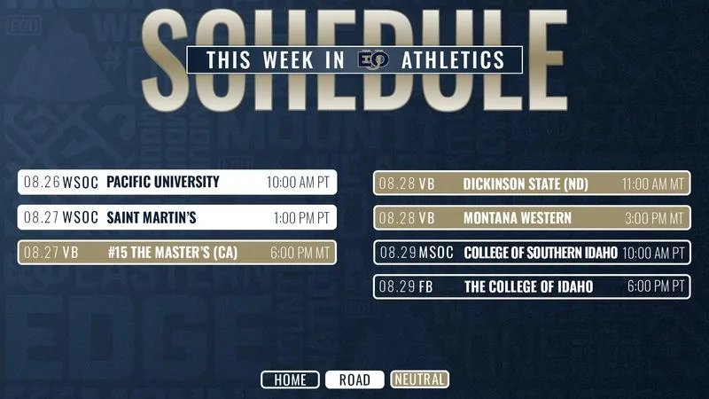 This Week in Mountaineer Athletics: August 24th- 30th