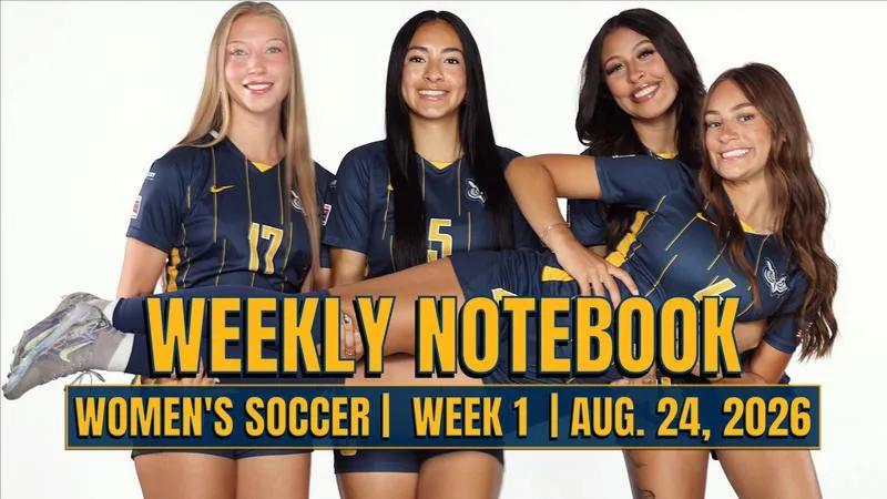 2026 Women's Soccer Notebook (Week 1)