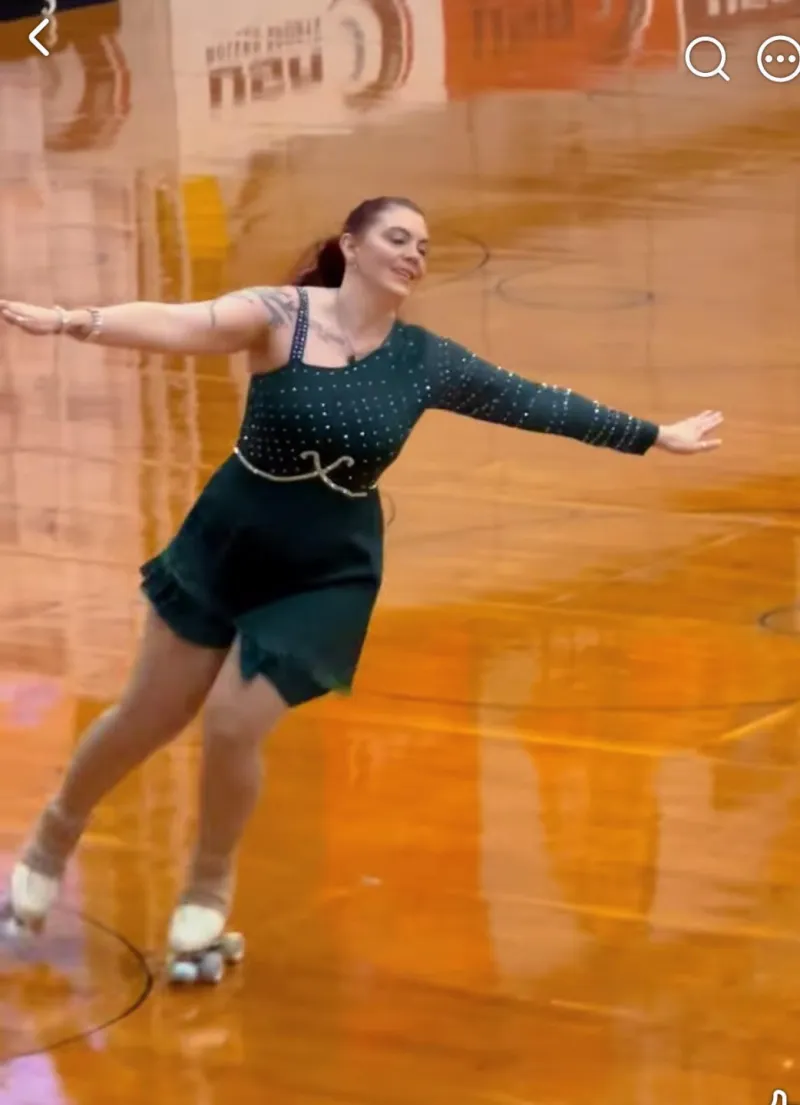 Sarah Council shines on national roller rink stage