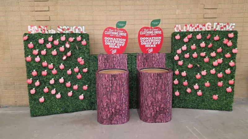 Valley River Center back-to-school giving tree clothing drive runs through Sept. 8