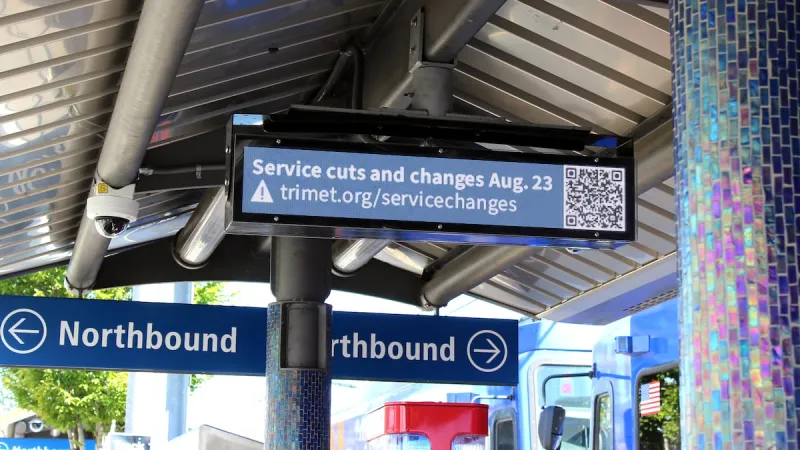 A week into deep cuts, TriMet riders adjust to the new normal
