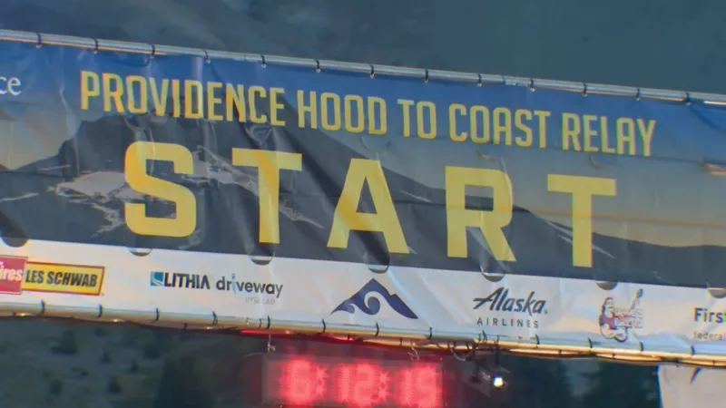 Hood to Coast relay begins at Timberline Lodge, teams race 199 miles to Seaside