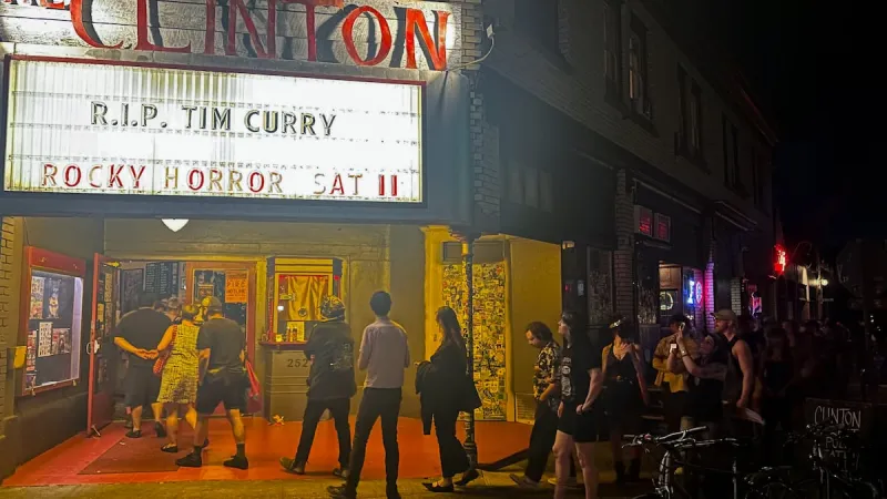 Portlanders remember actor Tim Curry at Clinton Street Theater