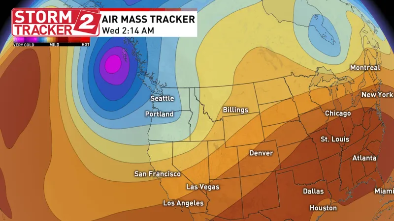 Pattern change underway across the Pacific Northwest