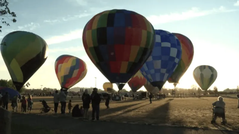 Albany residents gather in Timber Linn Park for hot air balloon festival