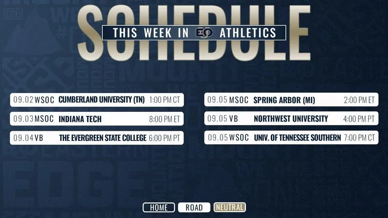 This Week in Mountaineer Athletics: August 31st- September 6th