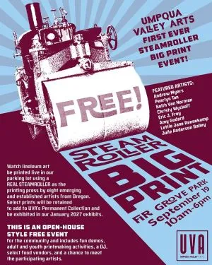 UVA TO HOST FREE STEAMROLLER PRINTMARKING EVENT SEPTEMBER 19TH