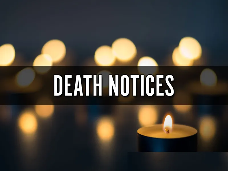 Death Notices: Sept. 2, 2026