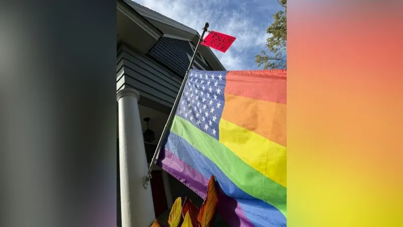 Pride flag vandalized at Portland home; police investigate as bias crime