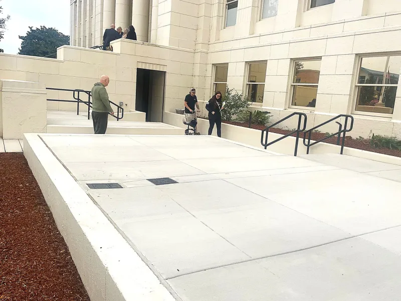 County Courthouse gets ADA-compliant entrance