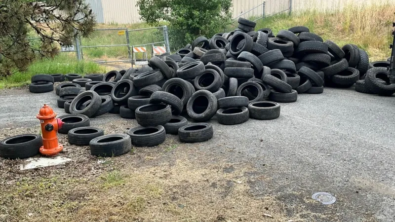 Subpoenas, security video helped Portland investigators link 3,674 dumped tires to suspect