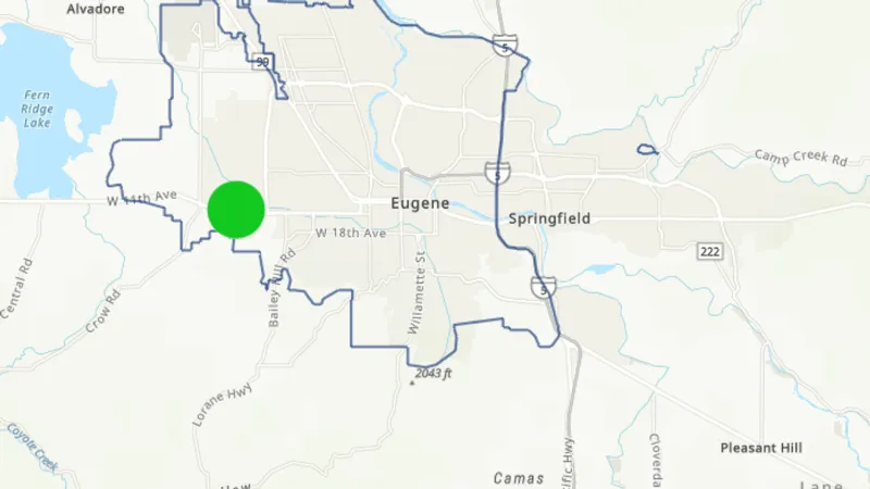 Power outage impacts nearly 900 EWEB customers