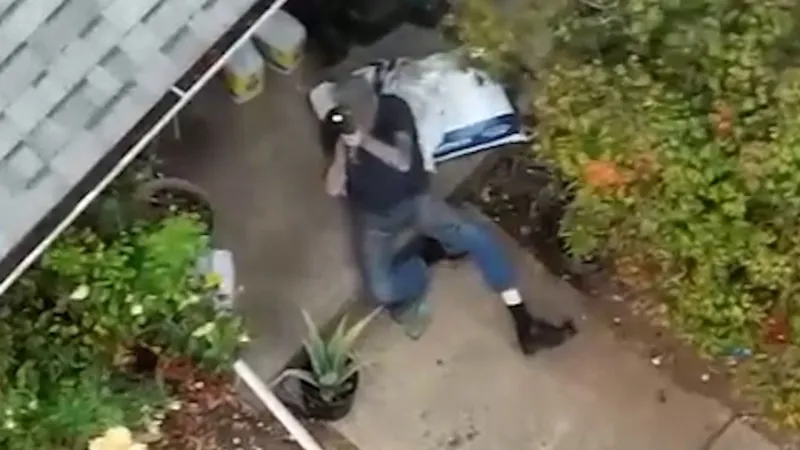 Drone video shows Oregon City standoff suspect shooting at drone before SWAT arrest