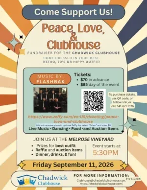 CHADWICK CLUBHOUSE FUNDRAISER SEPTEMBER 11TH WITH ONLINE AUCTION UNDERWAY