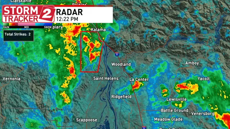 Thursday's tornado warning was a first for Columbia County; no damage reported