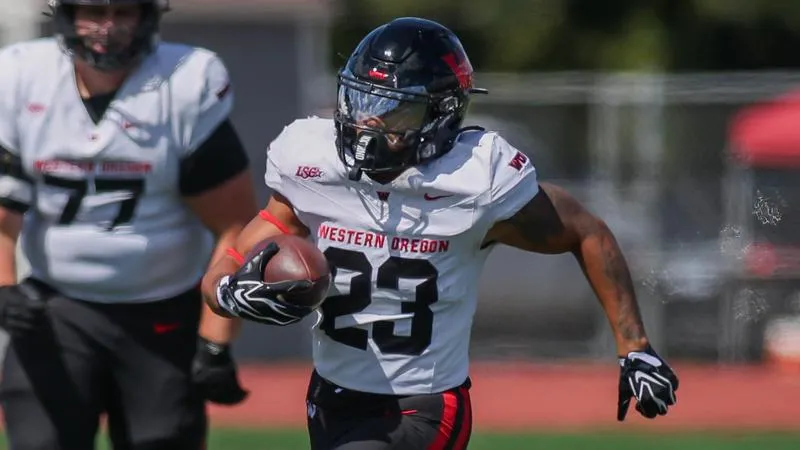 No. 17/14 Wolves break school record for yards in 65-35 win at Southern Oregon
