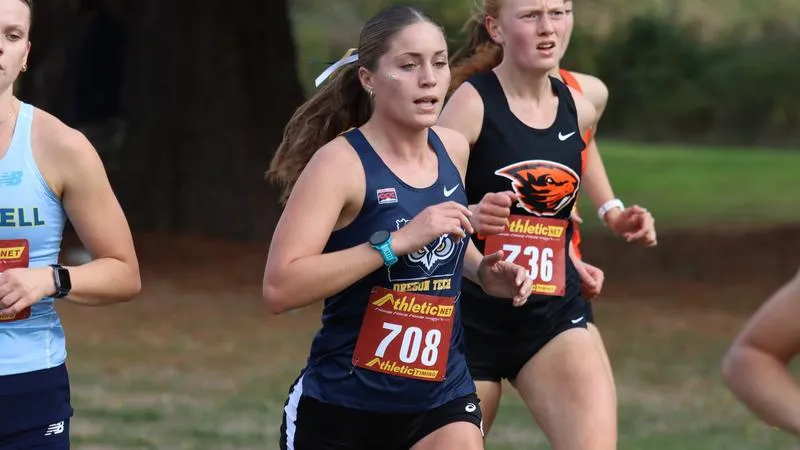 Freshmen Lead Lady Owls in Season Opening Meet