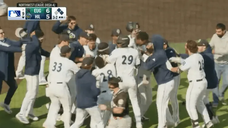 Hops close out regular season with walk-off win over Eugene