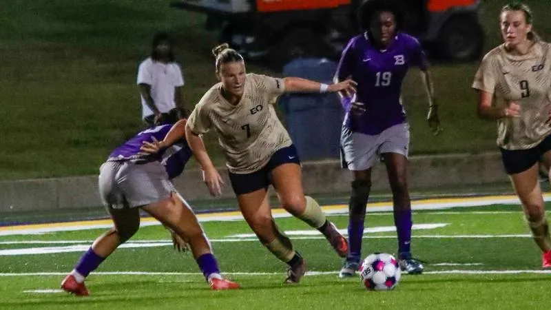 Harding Provides the Winning Goal in the Shutout Over Bethel