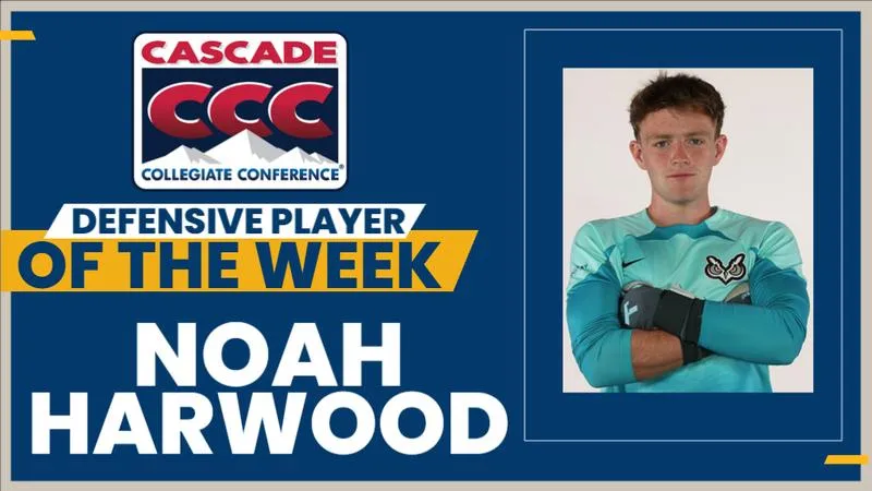 Harwood Honored as CCC Defensive Player of the Week