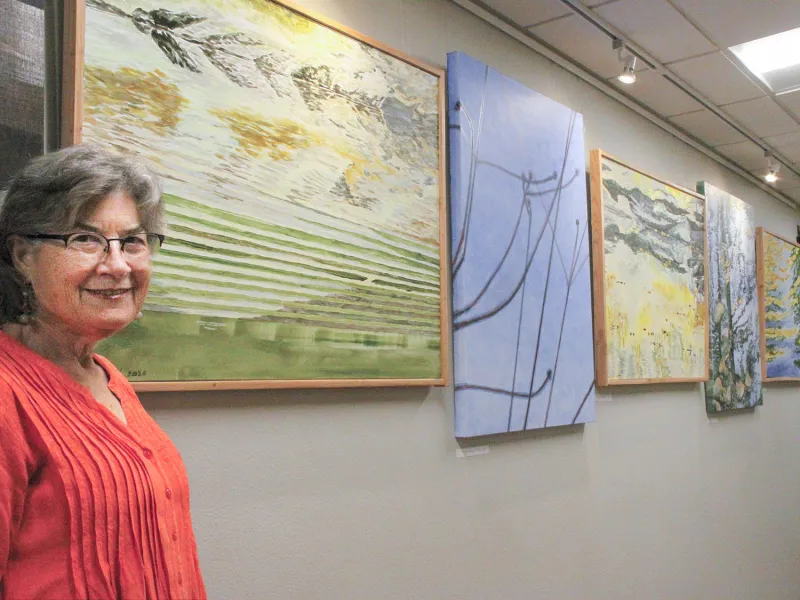 Retiring gallery curator displays one last exhibit -- hers