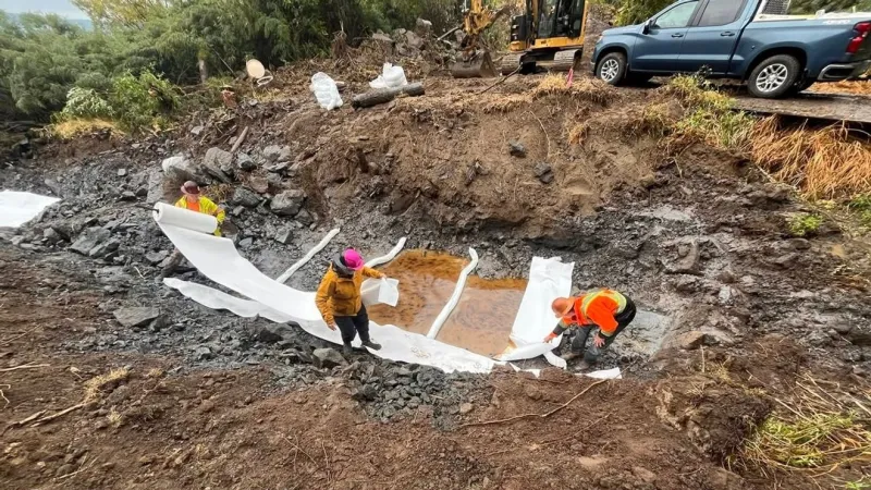 Oil pocket found during restoration work near UO-owned property along Columbia River