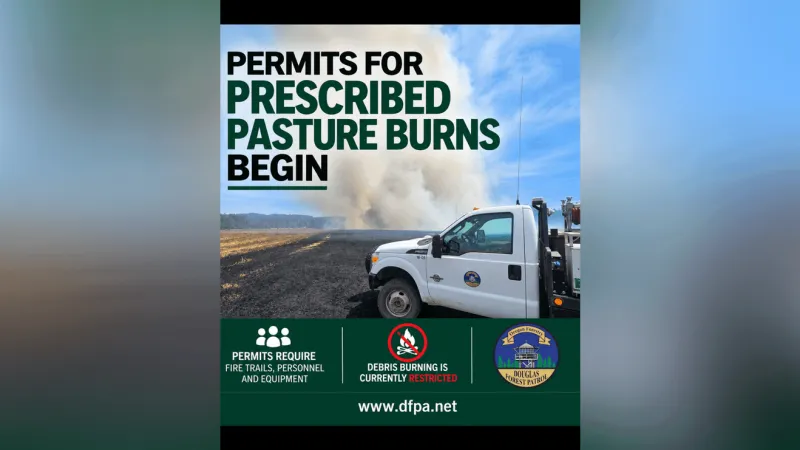 DFPA to issue permits for prescribed pasture burns as weather conditions allow