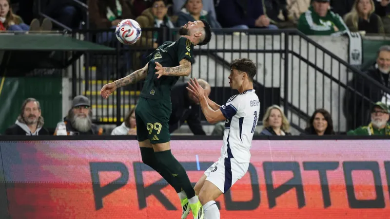 Velde scores late birthday goal to help Portland Timbers draw 2-2 with St. Louis