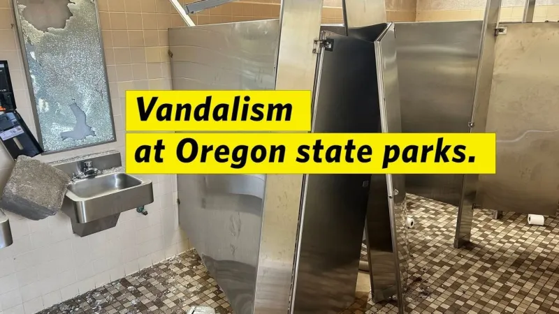Vandalism at Oregon State Parks restrooms on coast to cost nearly $100,000