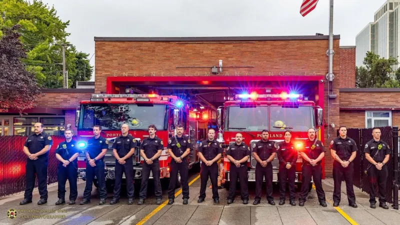 Portland Fire & Rescue to stand at attention for Sept. 11 anniversary tribute