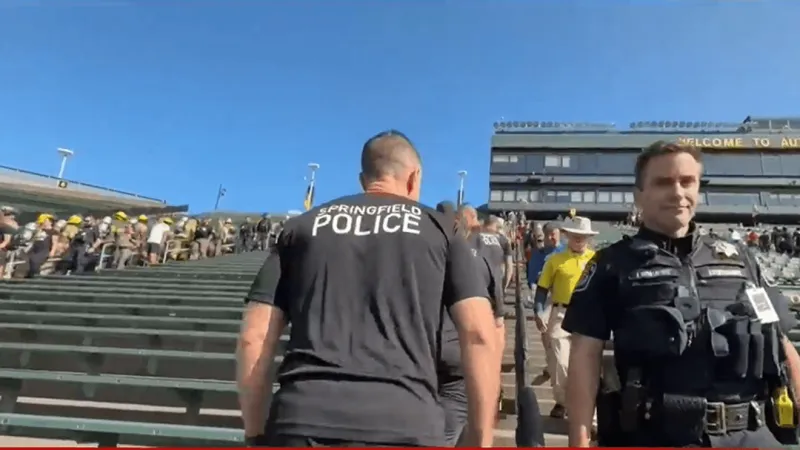 Hundreds of first responders climb Autzen Stadium stairs to honor 9/11 lives lost