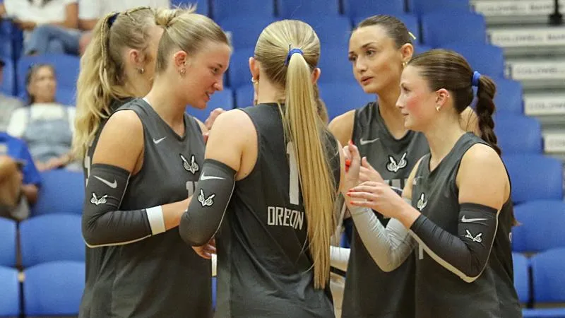Lady Owls Drop Tight Four Set Match at College of Idaho