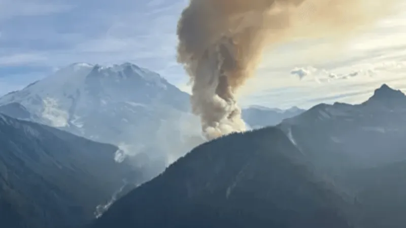 Wildfires affect parts of Mount Rainier as crews prioritize safety and historic sites
