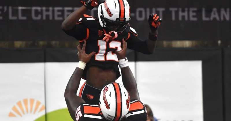 Oregon State receiver Jesse Legree makes a statement with historic performance against Texas Tech