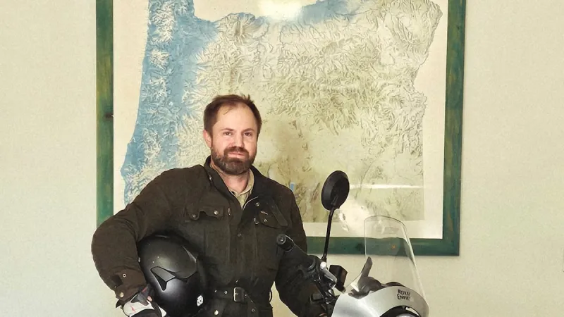 Bend resident embarks on motorcycle road trip around the world