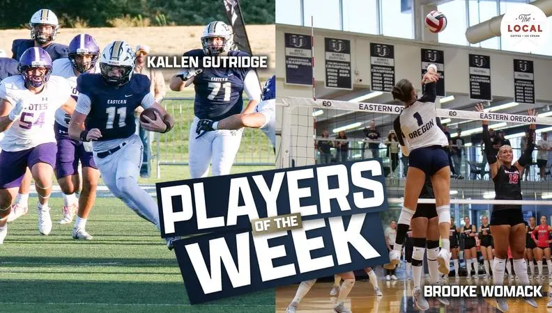 Gutridge, Womack Named Conference Players of the Week