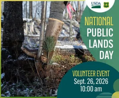 VOLUNTEERS TO PLANT SUGAR PINES AT DIAMOND LAKE ON SEPTEMBER 26TH