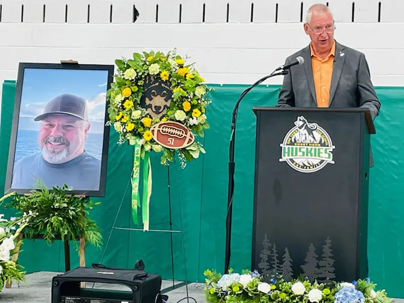 Scott Melcher remembered by hundreds at memorial