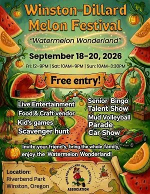 2026 WINSTON-DILLARD MELON FESTIVAL BEGINS FRIDAY SEPTEMBER 18TH
