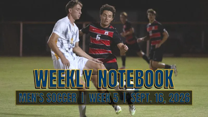2026 Men's Soccer Notebook (Week 5)