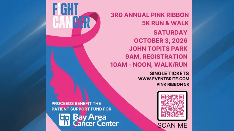 Pink Ribbon 5K Run & Walk steps off Oct. 3 at John Topit's Park