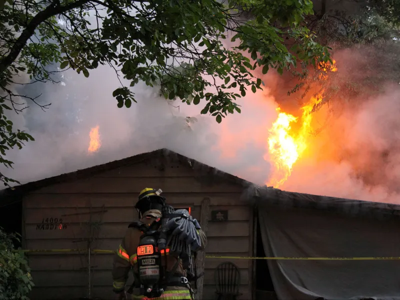 Fire burns Nandina house; second time in nine days